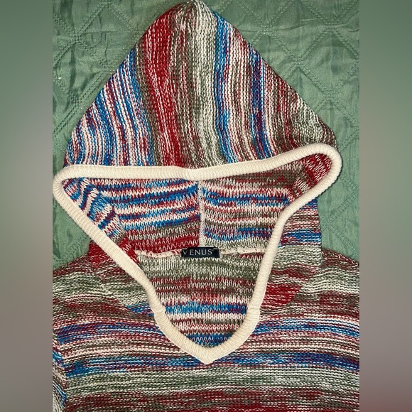 VENUS Knit Hooded Sweater, size S, EUC - Picture 4 of 6